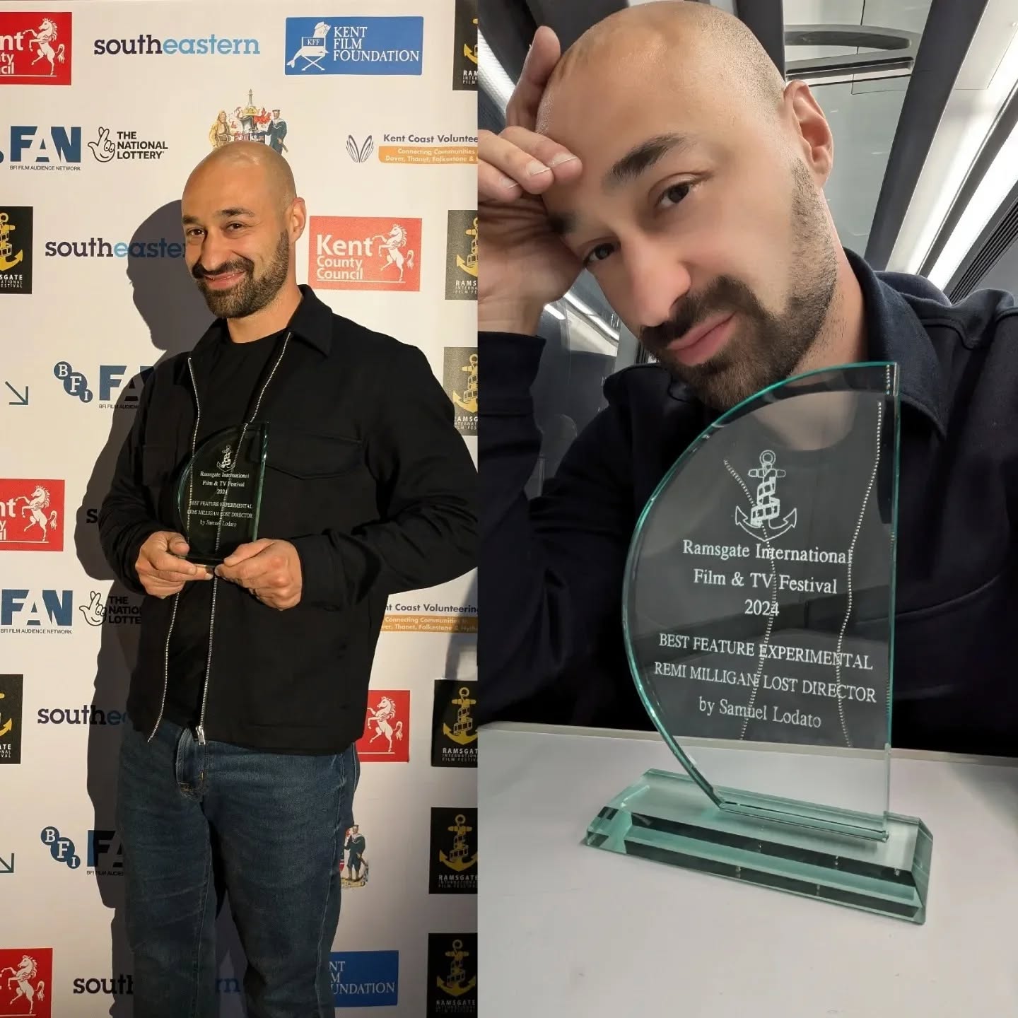 As we gear up for the digital platform release of Remi Milligan: Lost Director, let's look back at the film's 13-month festival run, which included a number of award wins in different categories. 

Here are SOME of the awards we picked up:

- Best Experimental Feature at @ramsiffest (BIFA qualifying)
- Best Feature Film @wildroverfilmfestival 
- Best Trailer @rsfilmfest 
- Best Mockumentary @care_awards 
- Best Documentary @courtyardindiefilmfestival 
- Best Director at Beyond the Curve
- Best UK film @westlondonfilmfest 
- Best Trailer @agropoli_film_festival
- Best Feature at Marcello Int Film Festival

Remi Milligan: Lost Director stars @yoshibarrigas and releases at the end of November.

Lostdirectorfilm.com

#milliganisalive